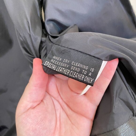 Vintage Wilson's Genuine Leather Black Vest Size XL - Picture 5 of 7